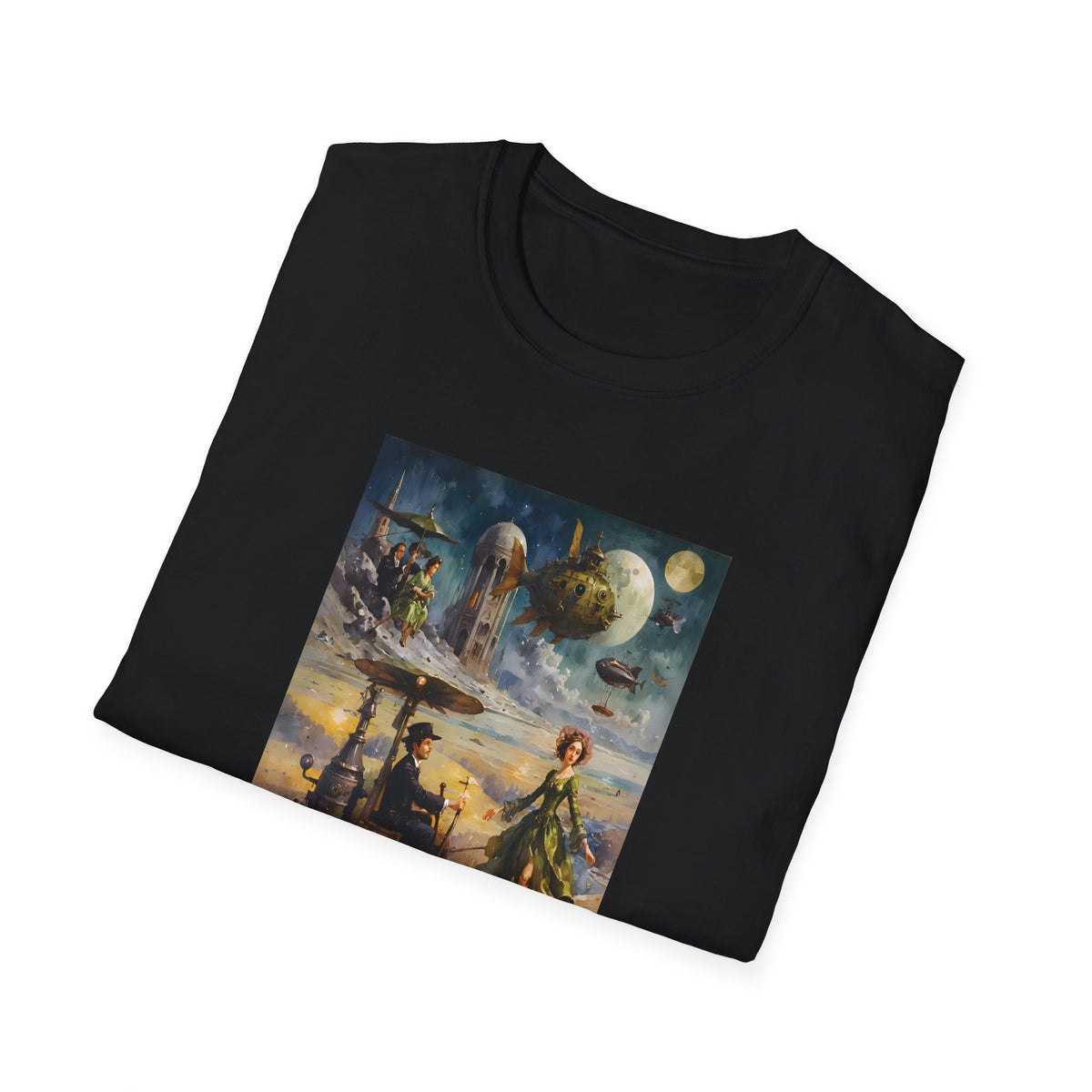 gaslamp breakfast dispute Fine Art Shirt
