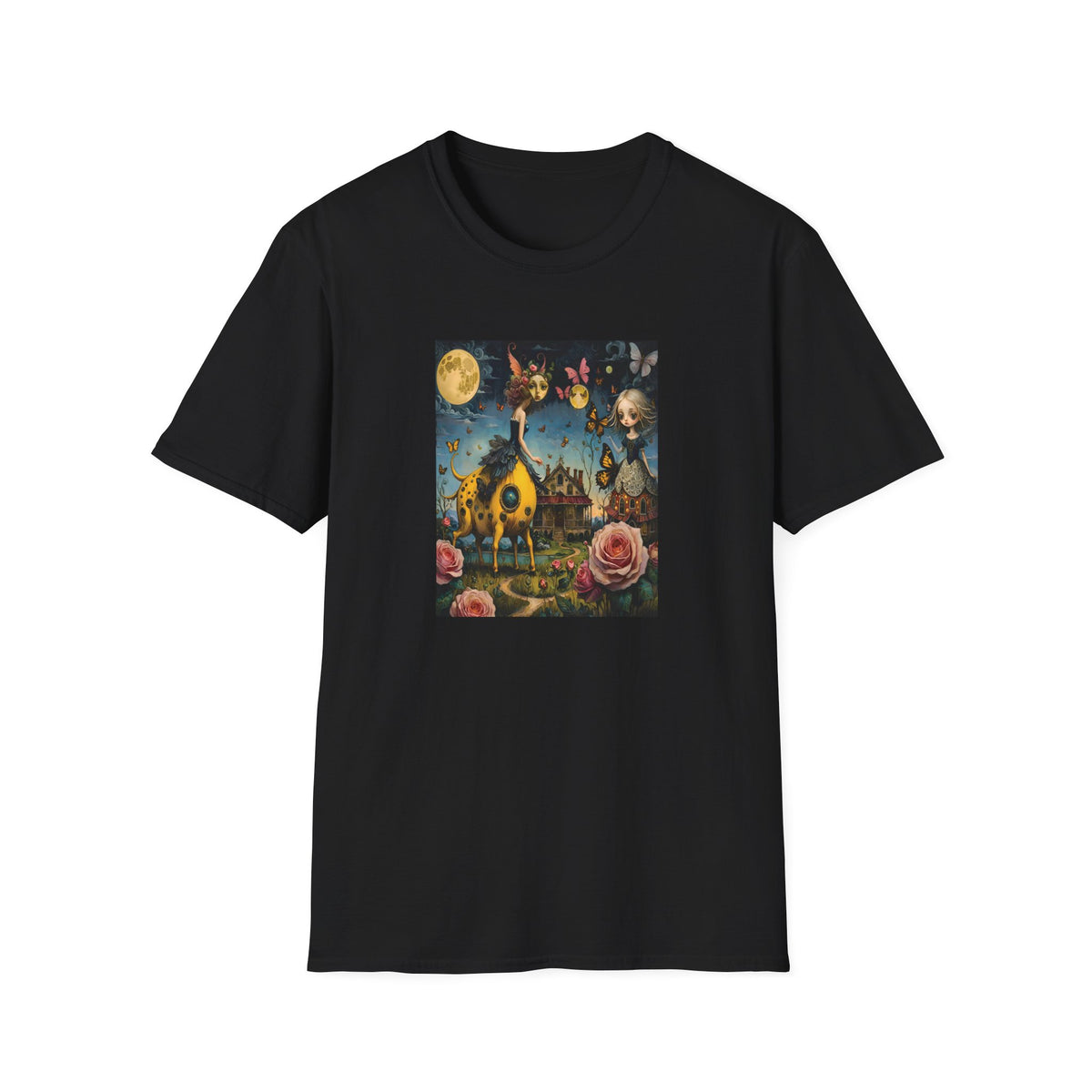 lisa wants everyone to wear her mask Fine Art Shirt
