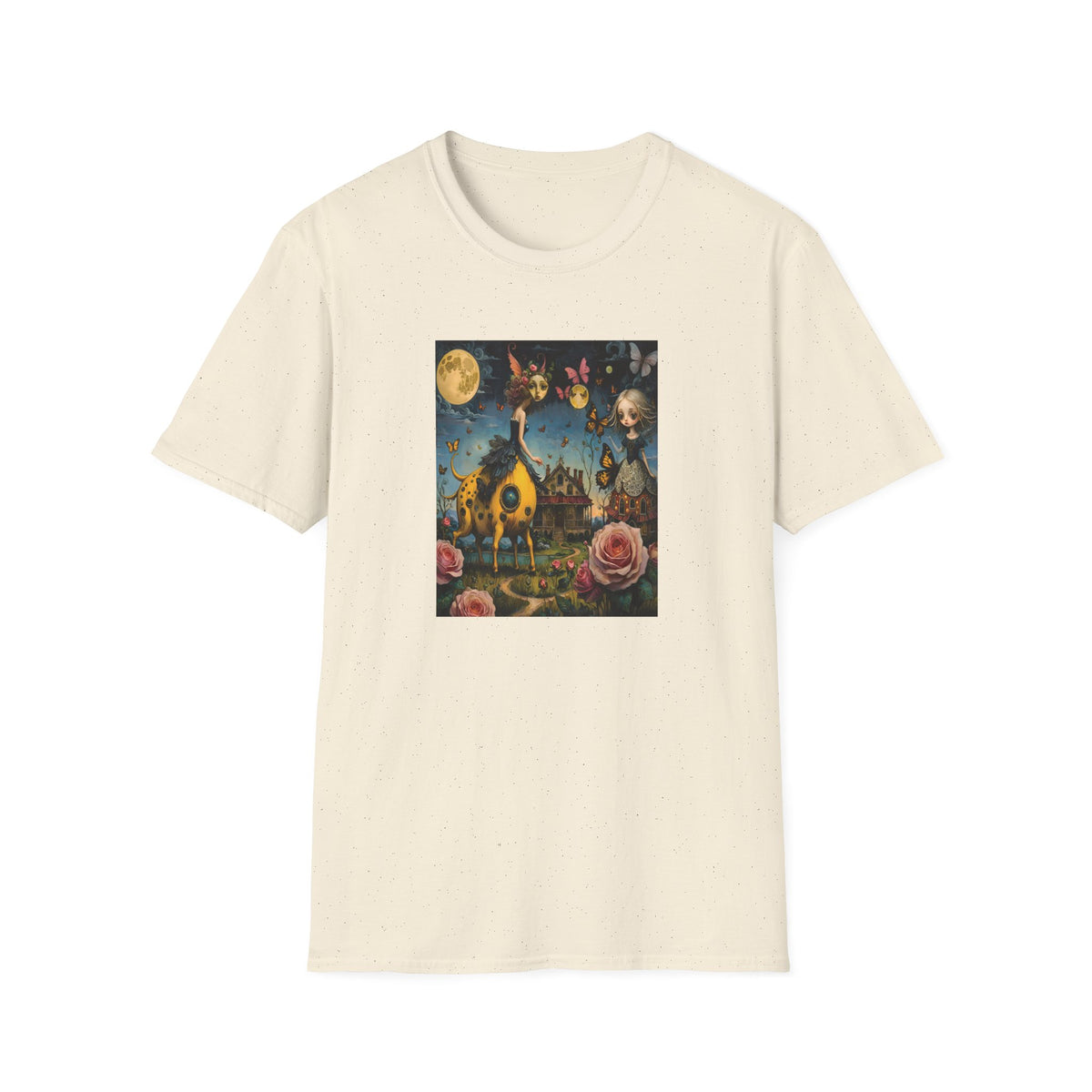 lisa wants everyone to wear her mask Fine Art Shirt