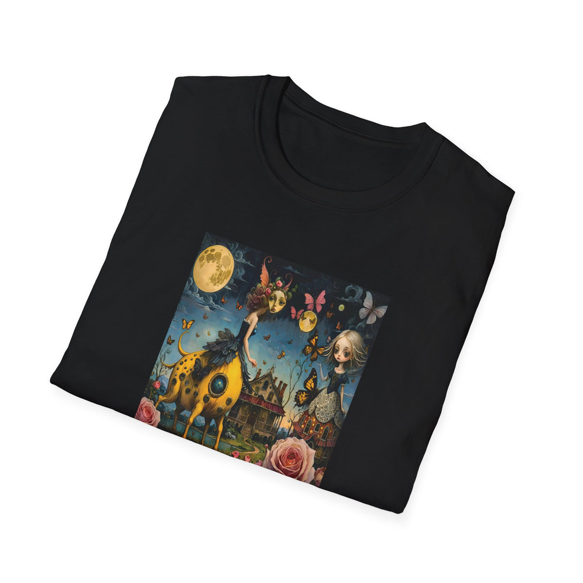 lisa wants everyone to wear her mask Fine Art Shirt
