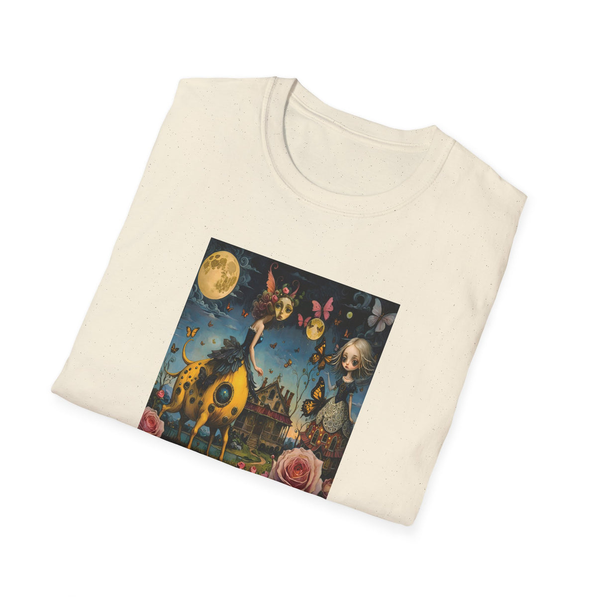 lisa wants everyone to wear her mask Fine Art Shirt